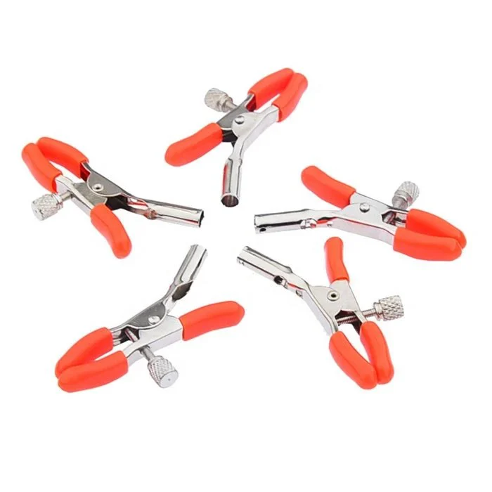 Fetish Metal Nipple Clamps for Couples' Flirting Bondage Sex Toys Pleasure