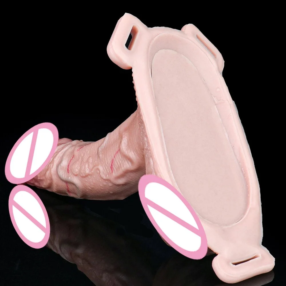 Realistic Suction Cup Dildo for Men Women Lifelike Soft Silicone Penis with Veins Texture