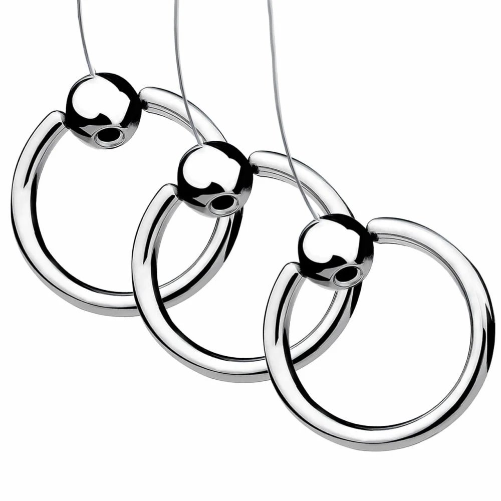 Stainless Steel Hollow Urethra Rod High Quality Polished Touch with Nylon Wire 6 Sizes Available Prostate Stimulation Sex Toys