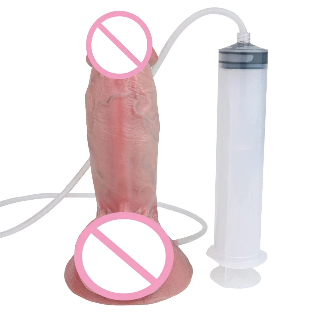 Soft Silicone Penis Ejaculation Dildo Artificial Squirting Dildo Massage Vaginal Simulation Dildo Sex Toys