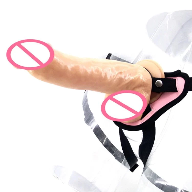 23.5cm Lesbian Sex Toy Dildo with Belt Strap on Dildo Ladies Dress Artificial Penis with Belt Strapon Dildo for Lesbian