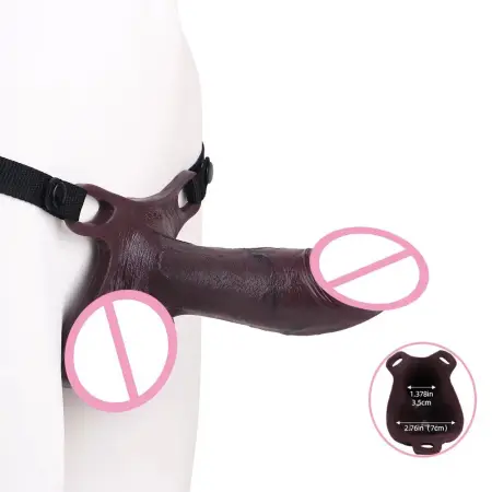 Black Onyx Brown Silicone Penis Sleeve Adult Novelty Toy for Enhanced Sexual Experience Adjustable Penis Sleeve