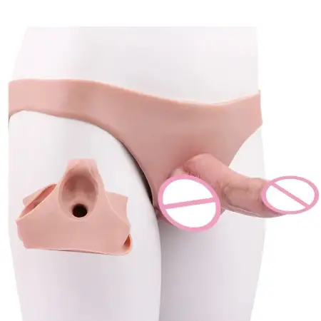 Soft Strapon Dildo Panties Realistic Hollow Dildo for Men Gay Adult Sex Toys for Lesbian Women Penis Pants Adult Masturbation
