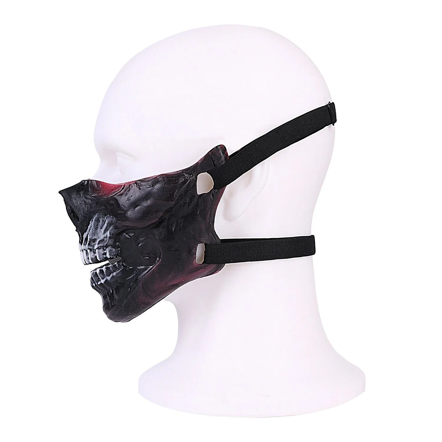 Soft Skeleton Mask Sexy Toys Open Mouth Eye Bondage Party Mask Cosplay Slave Punish Headgear Adult Game BDSM Bondage Set