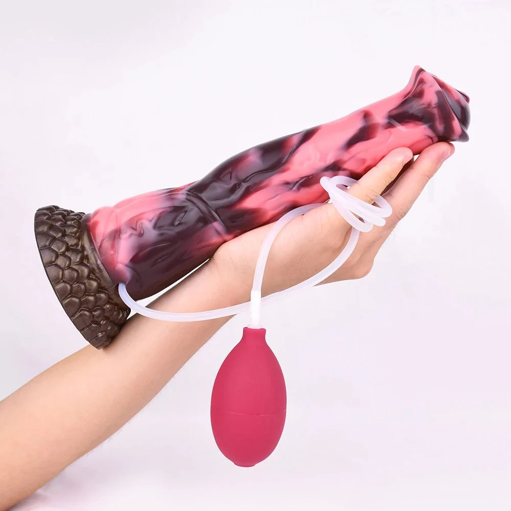 Soft Silicone Squirting Horse Dildo Fantasy Dildo Toys Sex Adult for Woman