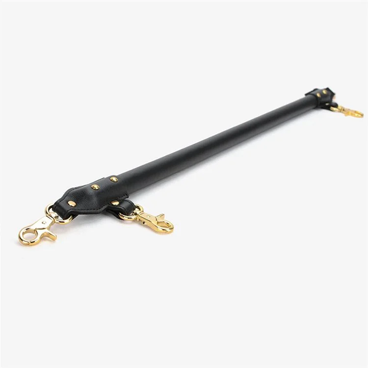 Slave High Quality Luxury PU Leather Open Leg Bondage Ankle Handcuffs Spreader Bar Sex Toy