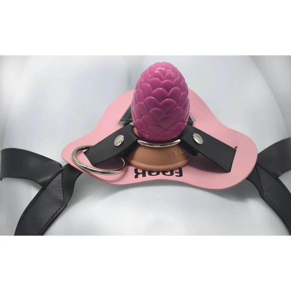 9.5cm Nuts Shape Lesbian Sex Toy Rubber Penis for Women Anal with Belt Strap on Dildo Sex Toy for Male