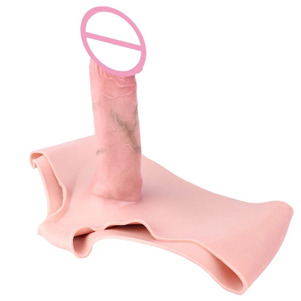 Strap on Dildo Panties Soft High Elasticity Silicone Pants Extender Length Reusable Men Condom Adult Transgender Crossdresser