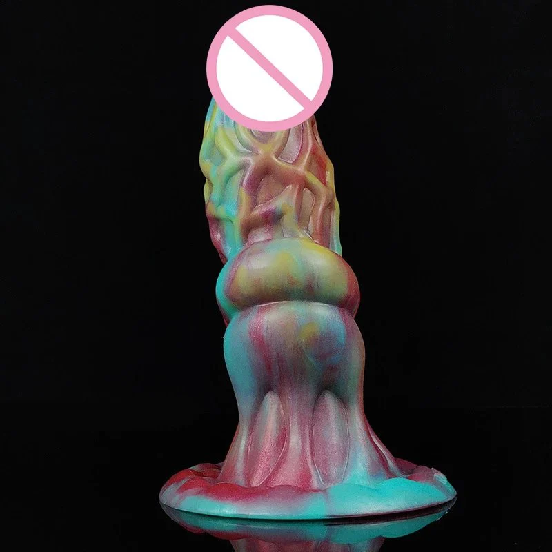 Martian Dildo Dildo Male and Female with Alien Suckers Anal Plug Erotic Masturbator