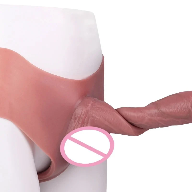 10 Inch Silicone Realistic Male Hollow Strap-on Harness Dildo Penis Cock Extension,strap on Penis Sleeve Adult Sex Toy for Women