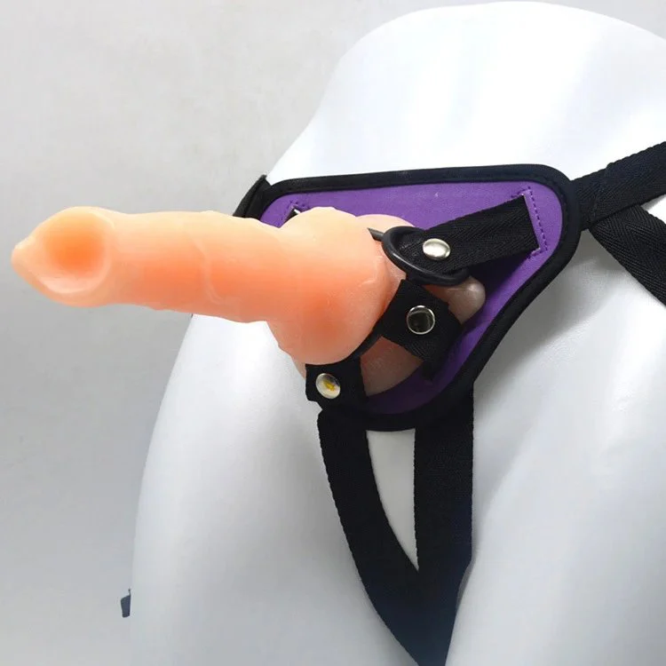 23.5cm Lesbian Sex Toy Dog Dildo with Belt Strap on Dildo Dog Ladies Dress Artificial Dog Penis Strapon Dildo for Lesbian