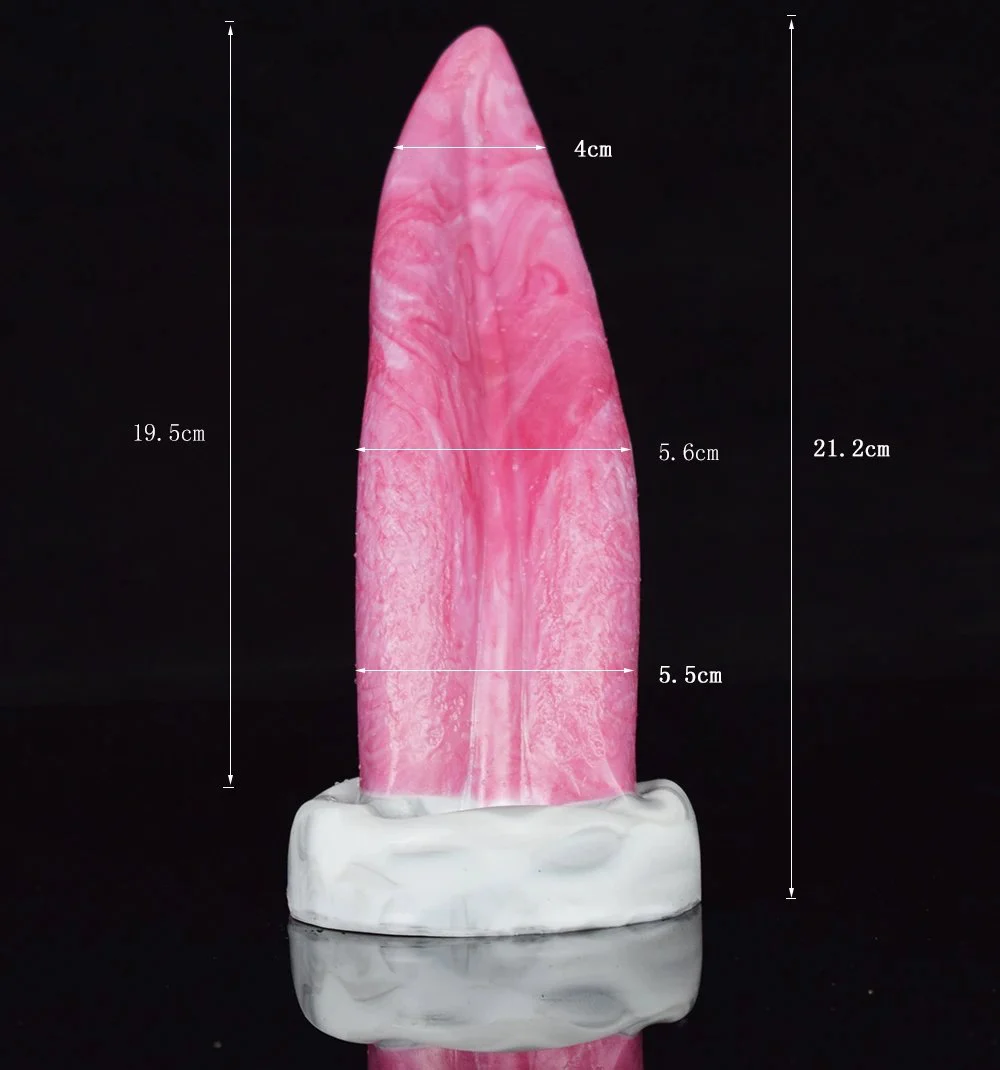 New Color Tongue Shaped Dildo Anal Plug for Men Sex Adult Women Realistic Penis Strapon Dildos Sex Toys