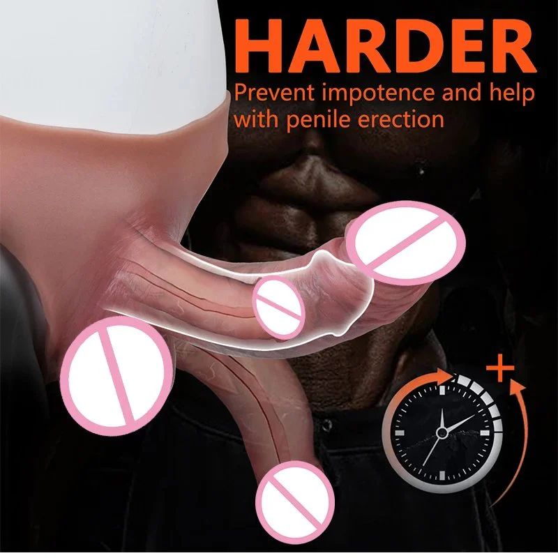 Hollow Strap on Dildo Sleeve for Men Erection Disorders Packers Realistic Harness Penis Enlarger Extender Imitator Longer