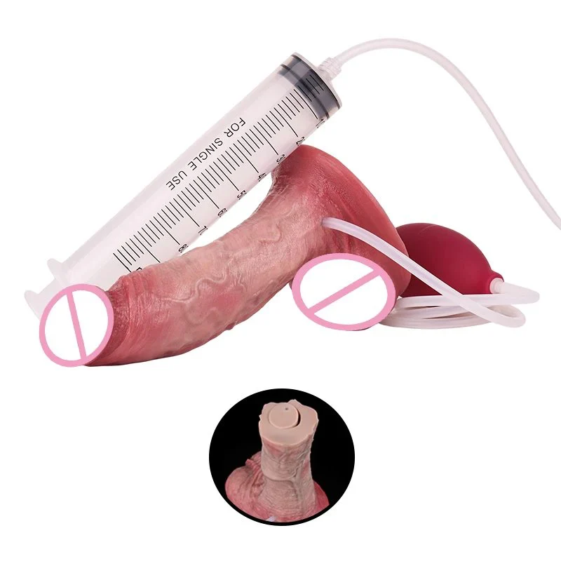 Silicone Suction Cup Penis Realistic Dildo with Squirting Dildos Designed for Adult Women