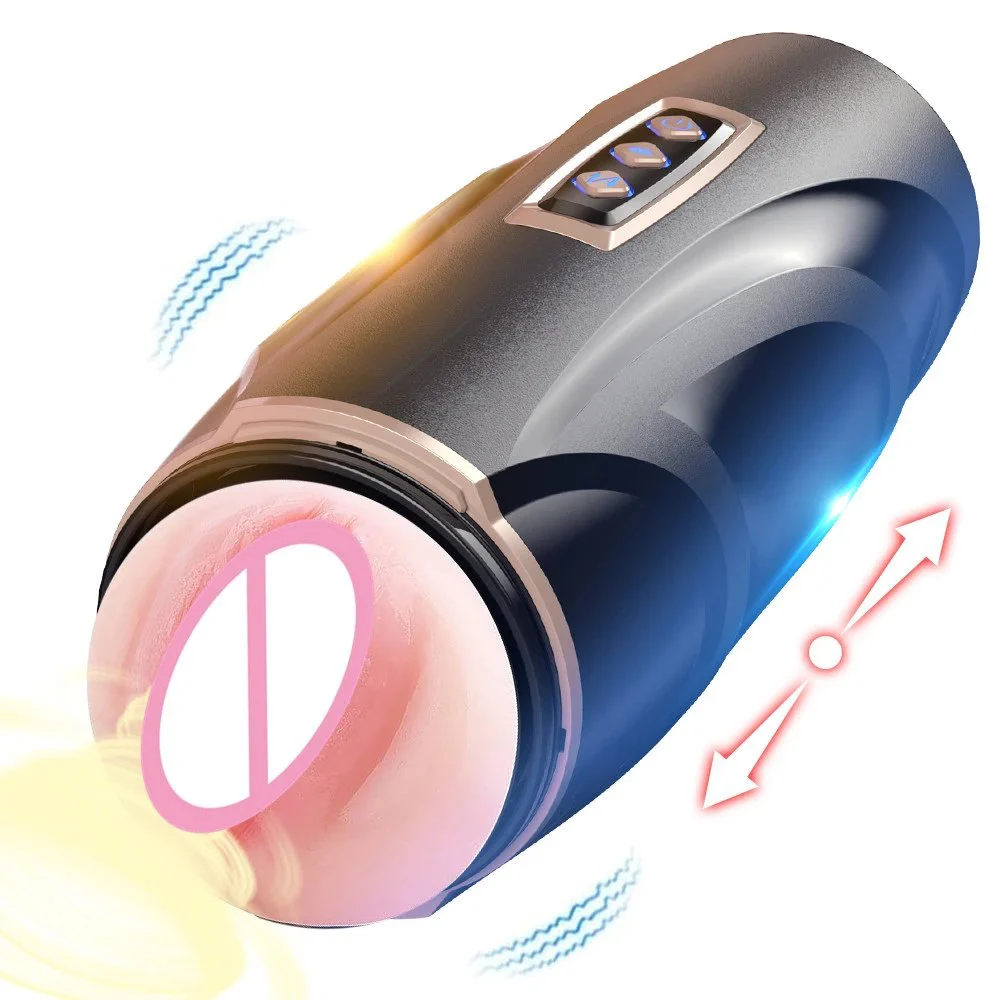 8 Frequency Automatic Vibration Telescopic Sucking Masturbation Machine Male Masturbator Sex Toys