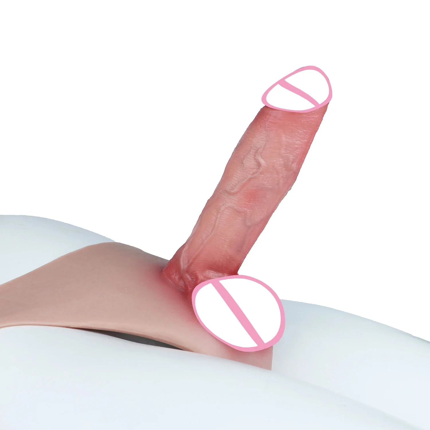Hollow Strap-on Dildo Penis Extenders for Men Silicone Sex Toys That Effectively Enhance the Experience