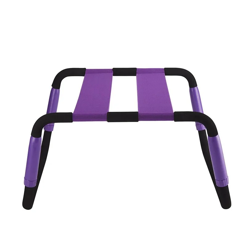 Stainless Steel Sex Furniture Chair Adjustable Height Auxiliary Sex Position Elastic Tool Bedroom Sex Loving Chair for Copules
