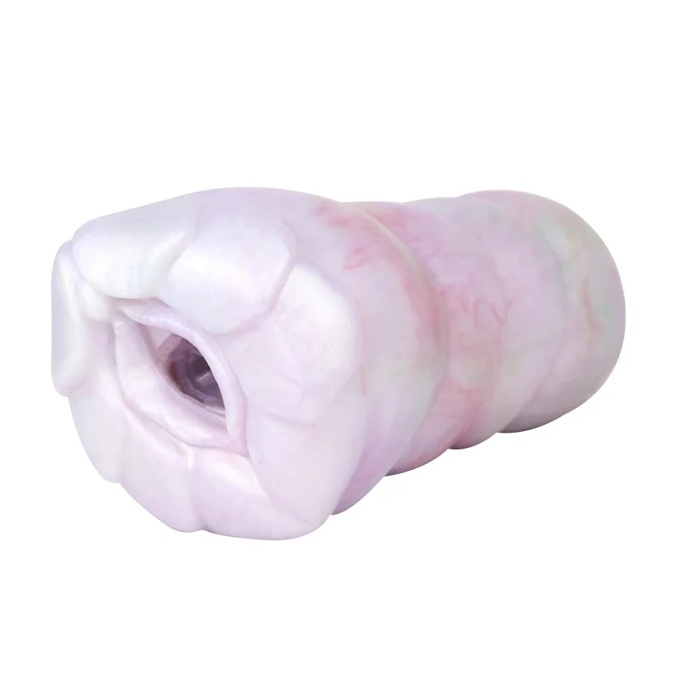 593gFantasy Silicone Male Masturbator Realistic Vaginal Design Color Male Masturbator Silicone Men Stroker Adult Sex Toy for Men