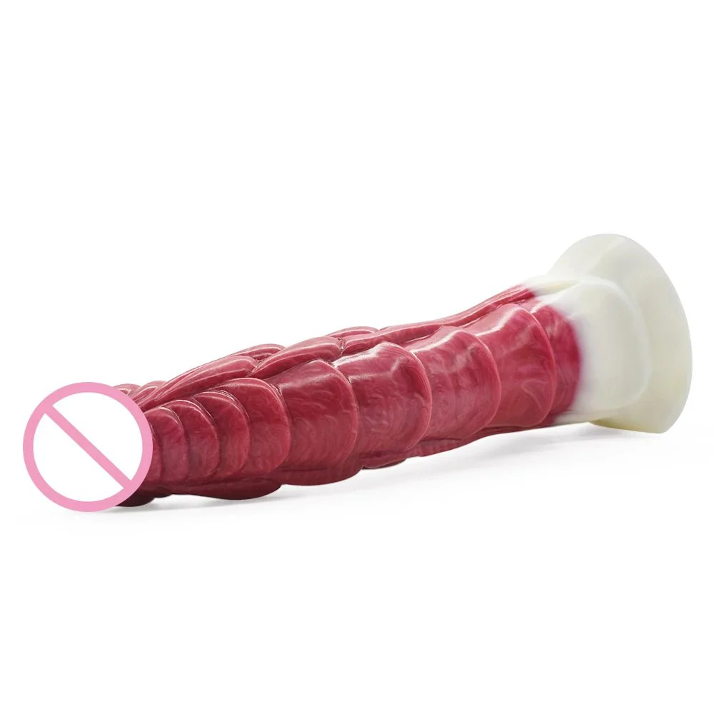 Soft Silicone Dildo Vibrator Kylin Jade Animal Shaped Realistic Penis Strap on Dildos for Women Suction Cup Sex Toys
