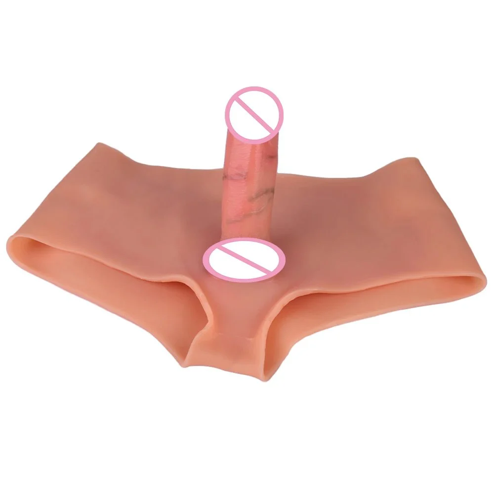 Liquid Silicone Artificial Realistic Big Penis Wearable Panty Strap on Dildos for Women Lesbian Sex Tool Adult Sex Toys
