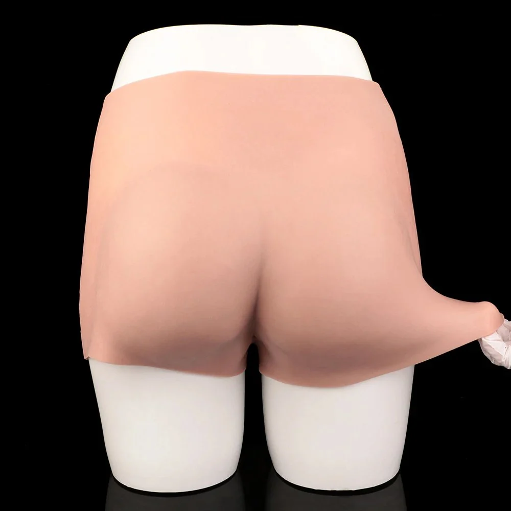 Realistic Hollow Strap on Dildo Pants Men Reusable Condom Stretchy Panties Strap on Men Enhance Girth Sleeve Adult Sex Toy