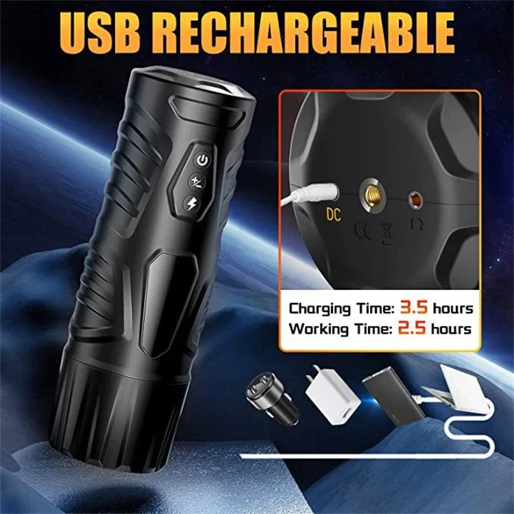 7 Modes Rechargeable Automatic Telescopic Rotation Male Masturbation Cup Sex Toys for Men