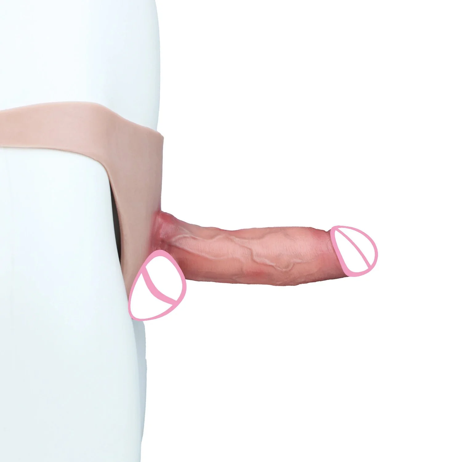 Hollow Strap-on Dildo Penis Extenders for Men Silicone Sex Toys That Effectively Enhance the Experience