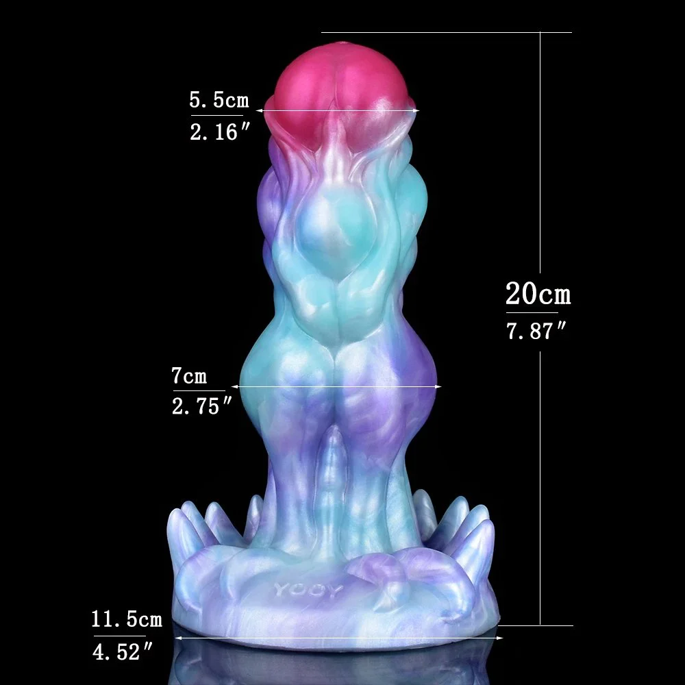 New alien Dildo Ice Dragon Monster Dildo Dog Knot Fantastic Monster Sex Toy Big Animal Dildo Fantasy Anal Plug
