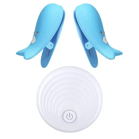 Wireless Remote Control Female Masturbation Vibrator Adult Products Nipple Sucking Sex Toys with Breast Clip Adult Products