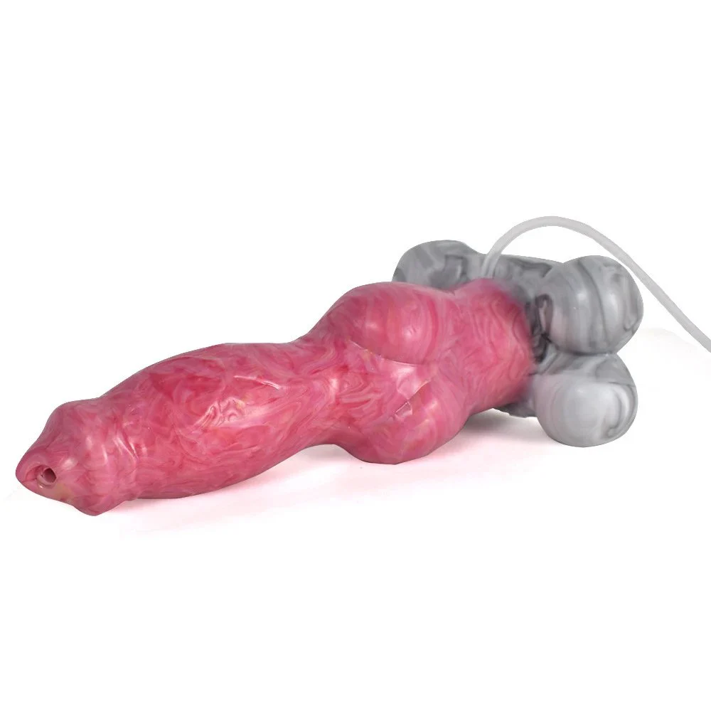 Spuer Dog Knot Squirting Dildo Huge Ejaculation Penis Silicone Realistic Dildos Animal Squirt Sex Toys