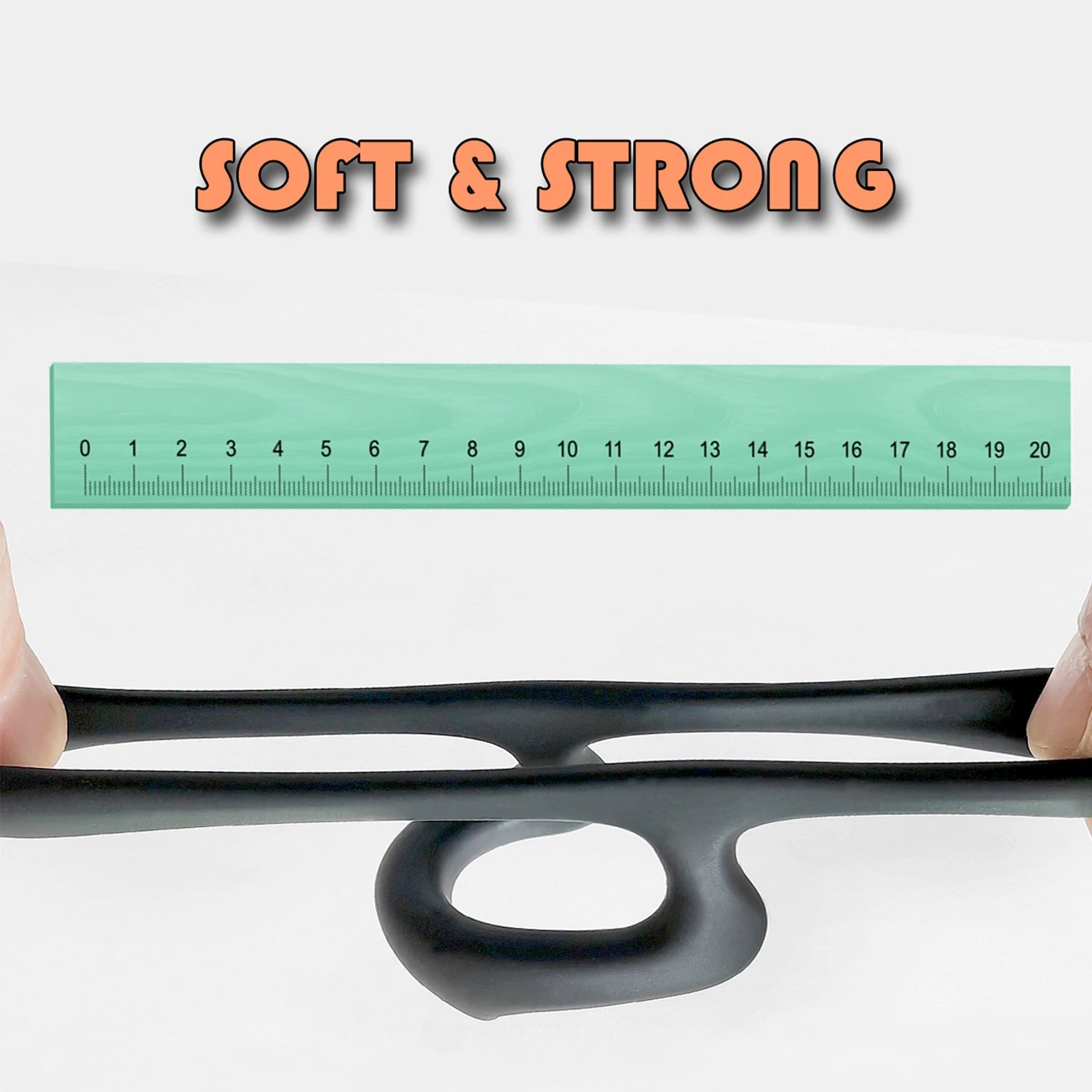 Soft Sexual Silicone Ejaculation Delay Rings U Shaped Cock Ring Man Sex Toys