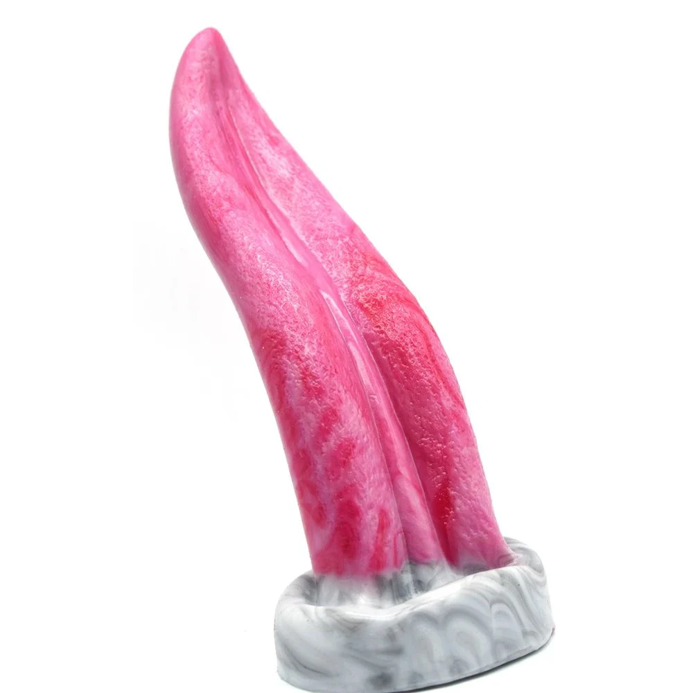 New Color Tongue Shaped Dildo Anal Plug for Men Sex Adult Women Realistic Penis Strapon Dildos Sex Toys