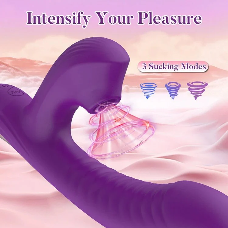10 Frequency Powerful Sucking Massage Vibrator Rabbit Dildo Vibrator Sex Toys for Women