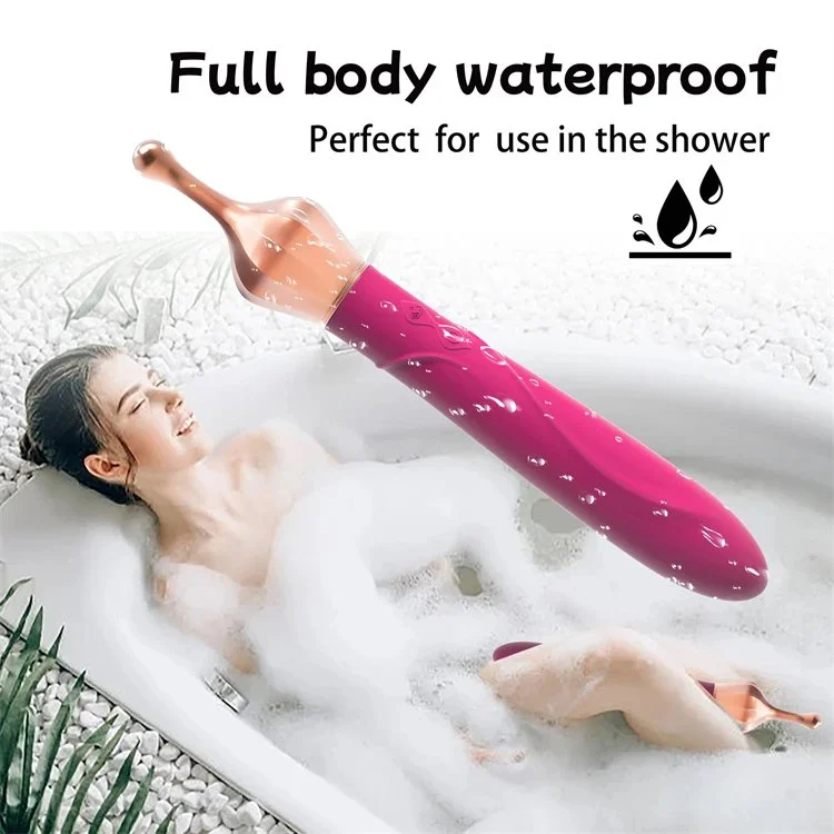 10 Frequency Rechargeable Waterproof Dual Vibrating Clitoral G Spot Vibrator Sex Toy for Women