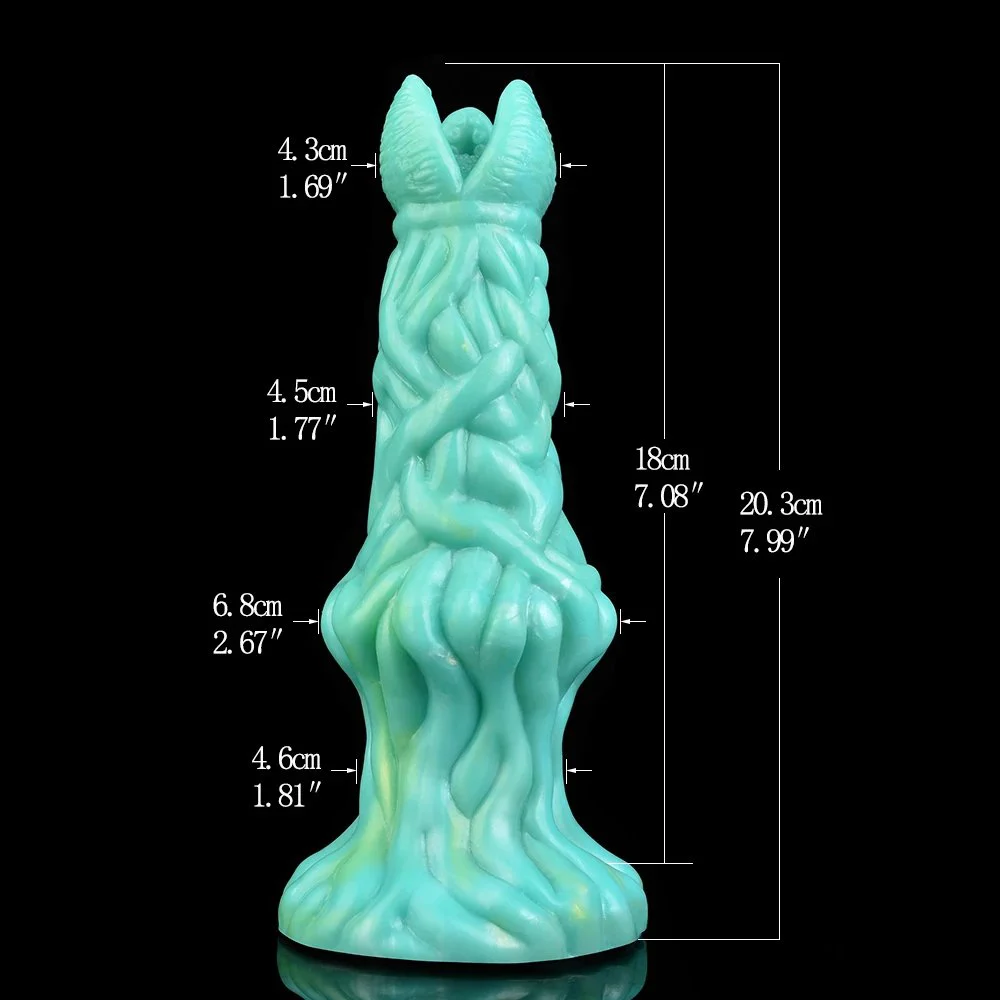 Ovipositor Dildo with Suction Cup Anal Plug with Egg Models Anal Training Set Sex Toy Alien Dildo