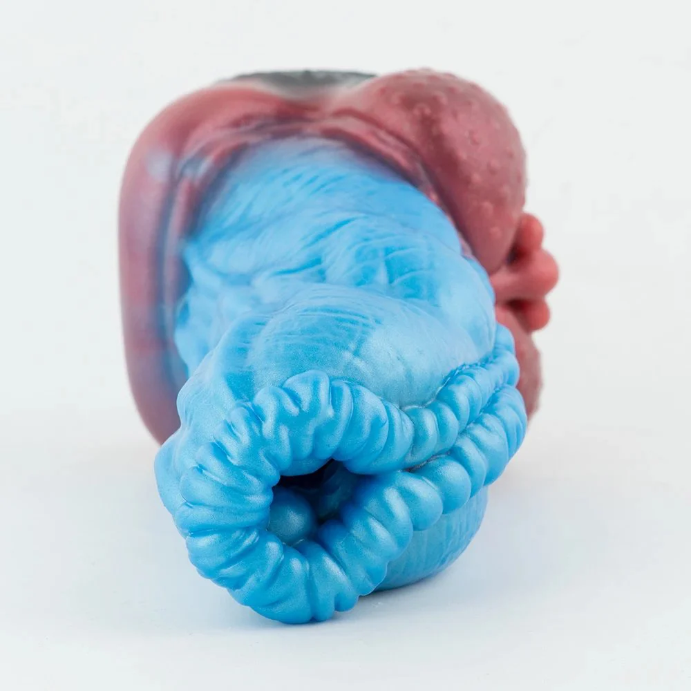 Animal Series Tiger Mouth Silicone Masturbator for Men Handheld Design Made with Medical-Grade Silicone Realistic Experience