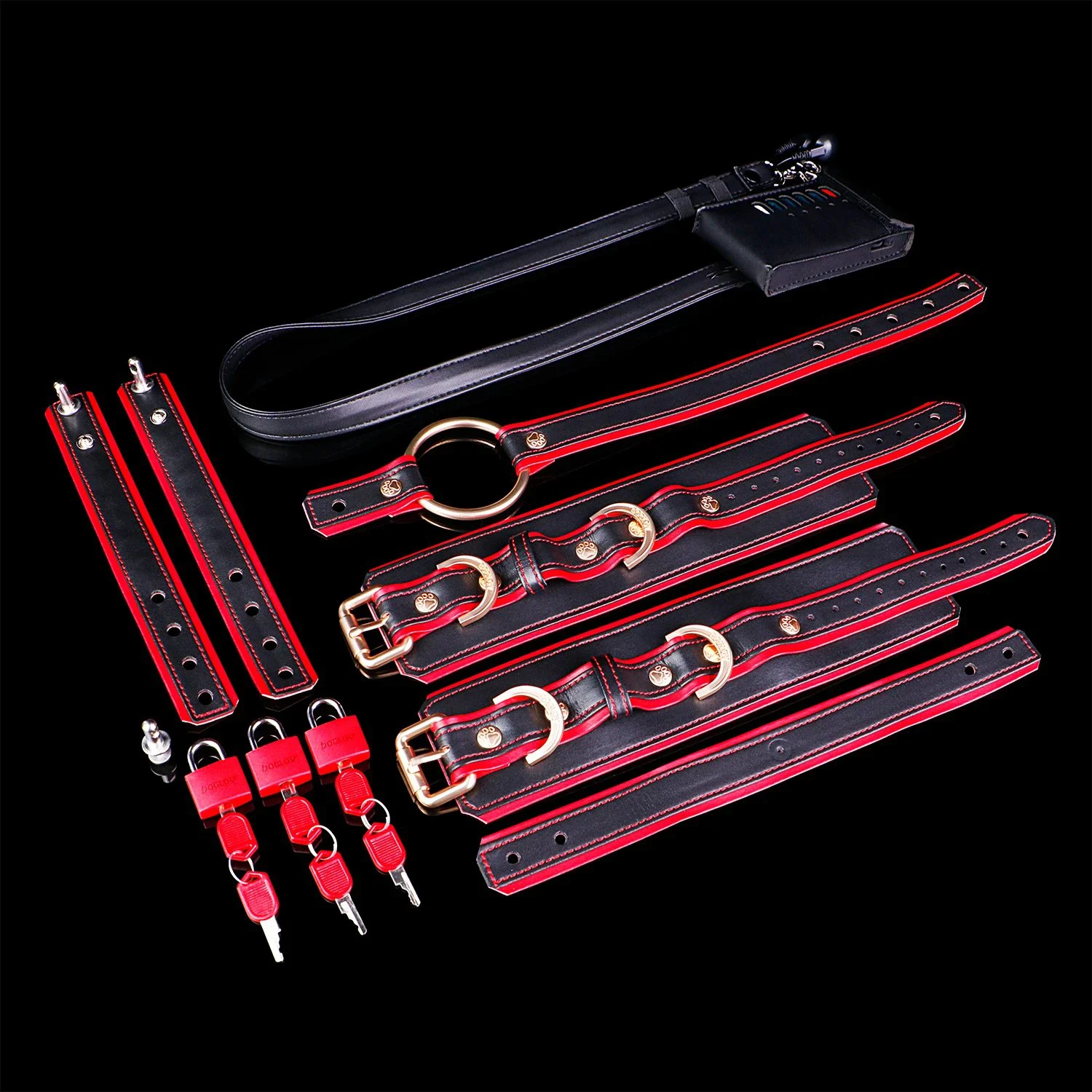 Electric Stimulation Leather Penis Bondage Sleeve Ring Cock Ring Electric Shock Bdsm Sex Toys for Men Masturbator
