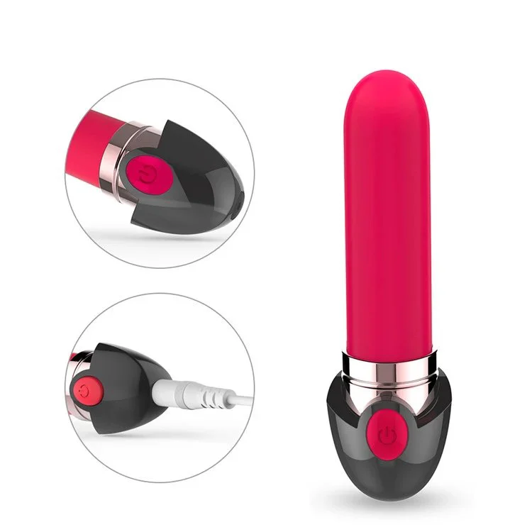 10 Frequency USB Charging Female Lipstick Vibrator Adult Sex Egg Toys for Women