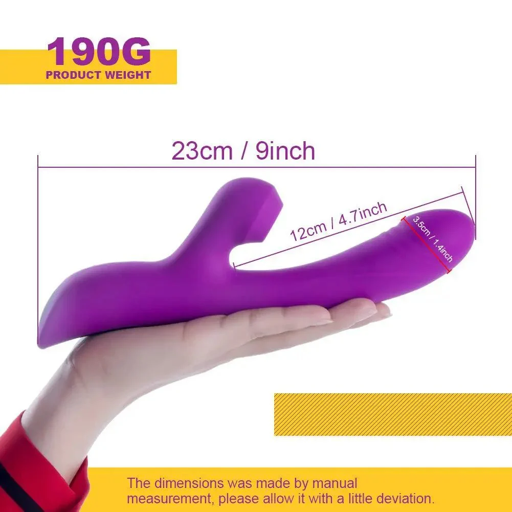 10 Kinds Strong Vibration Mode USB Magnetic Charging G-spot Stimulus Rabbit Vibrators