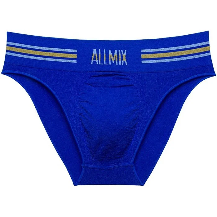 Men's Seamless Winter Boxer Briefs With Pouch Bag Colorful Waistband Underwear