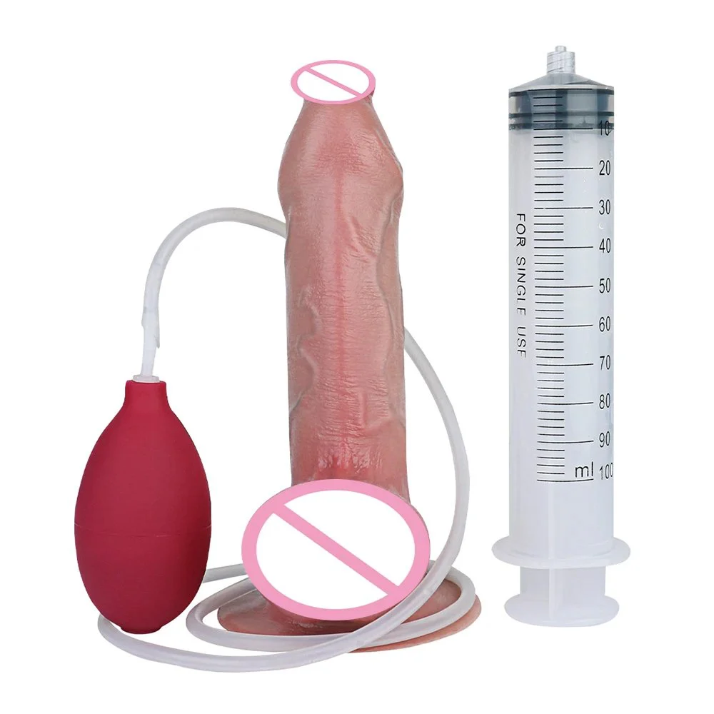 Squirting Dildo Soft Silicone Penis Ejaculation Dildo Massage Vaginal Simulation Sex Dildo Sex Toys