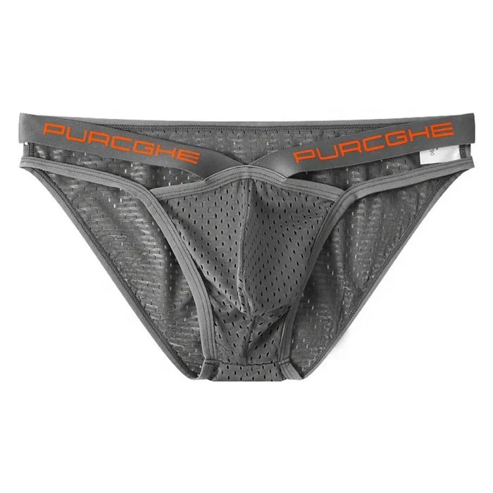 Comfortable Icy Silk Sexy Men Underwear Male Mesh Boxers Briefs for Adult Men Sexy