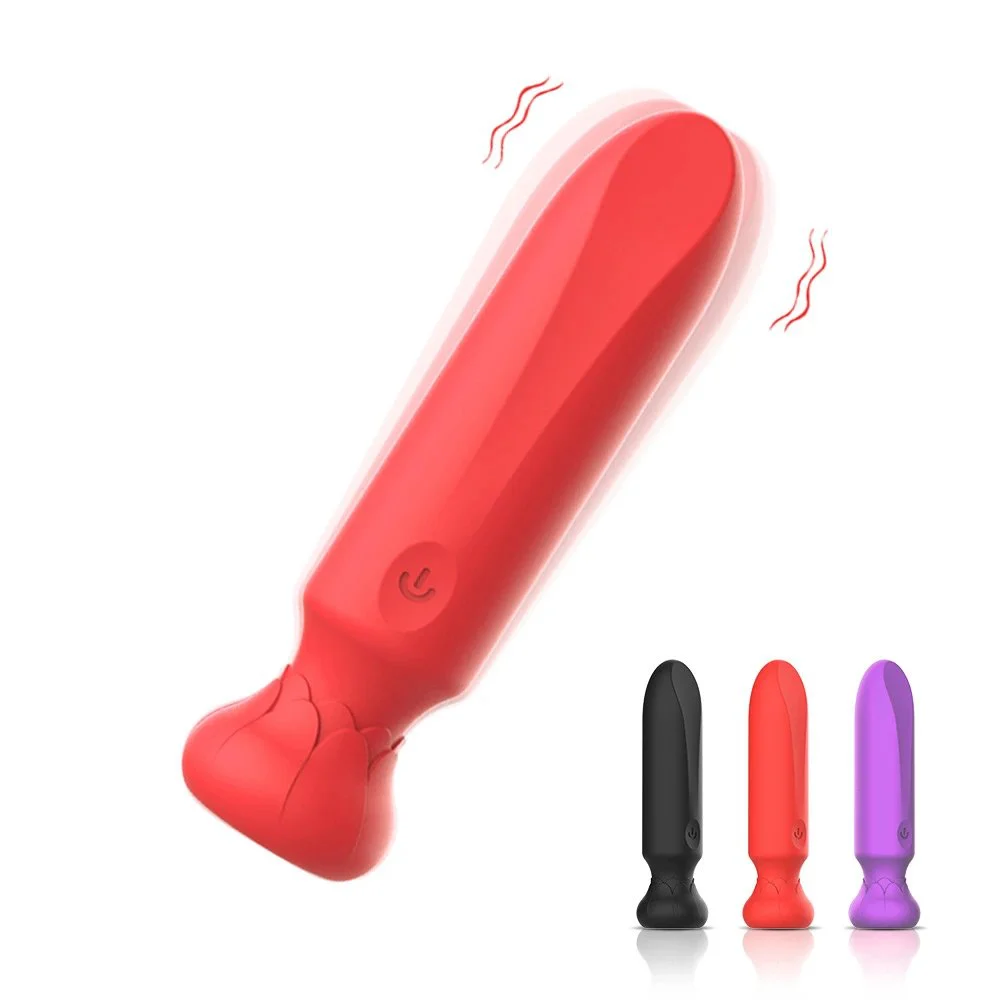 10 Speed Silicone USB G Spot Clitoral Vibrating Waterproof Bullet Vibrator Rose Sex Toy