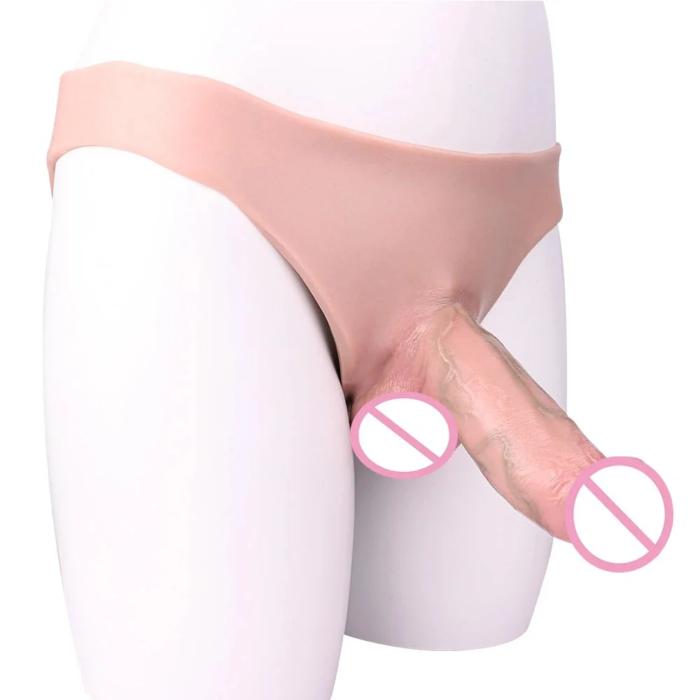 Realistic Big Penis Silicone Wearable Pants Sex Dildo Strap on Dildos Pants for Women Man Lesbian Wearable Adult Sex Toys
