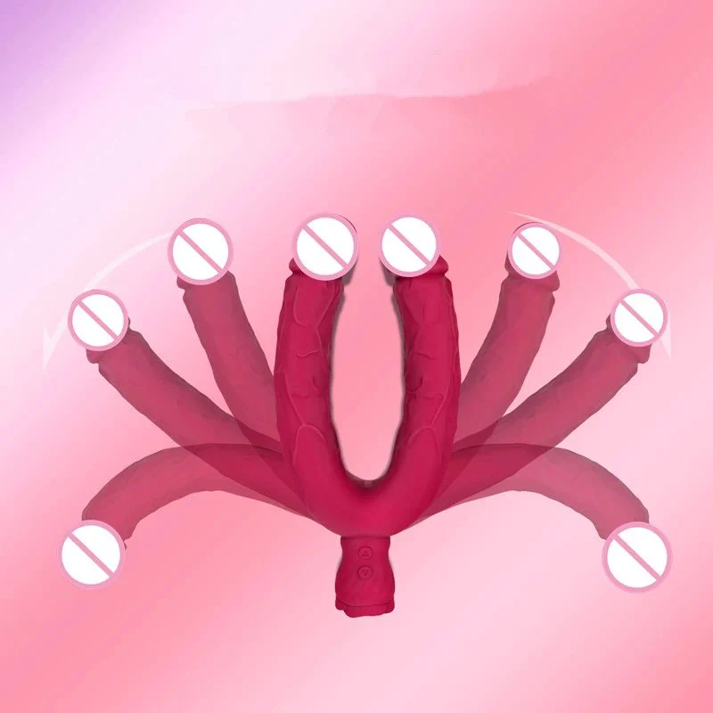 Strong Vibration Dildo Vibrator Double Head Vibrating Massage Lesbian Sex Toys for Women
