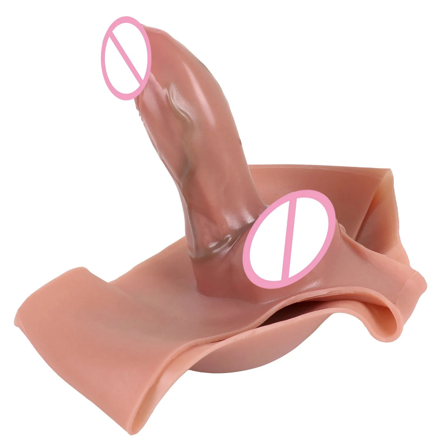 Adult Skin-frindly Wearable Hollow Penis Pants Realistic Silicone Dildo Pants for Man Sex Toys for Woman Gay