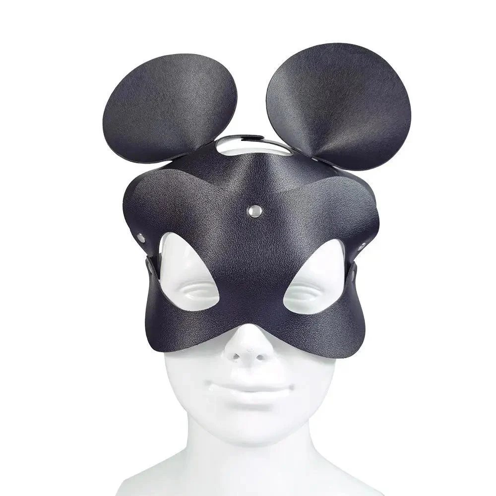 Women's Leather Masquerade Mask Cat and Fox Masks for Party Halloween Role-Playing Props High Quality Promotional Supplies