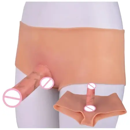 Ultra-Realistic Penis Pants LGBT Sex Toy Strap on Penis Boxer Briefs Wearable Penis Solid Inside Huge Dildo G-spot