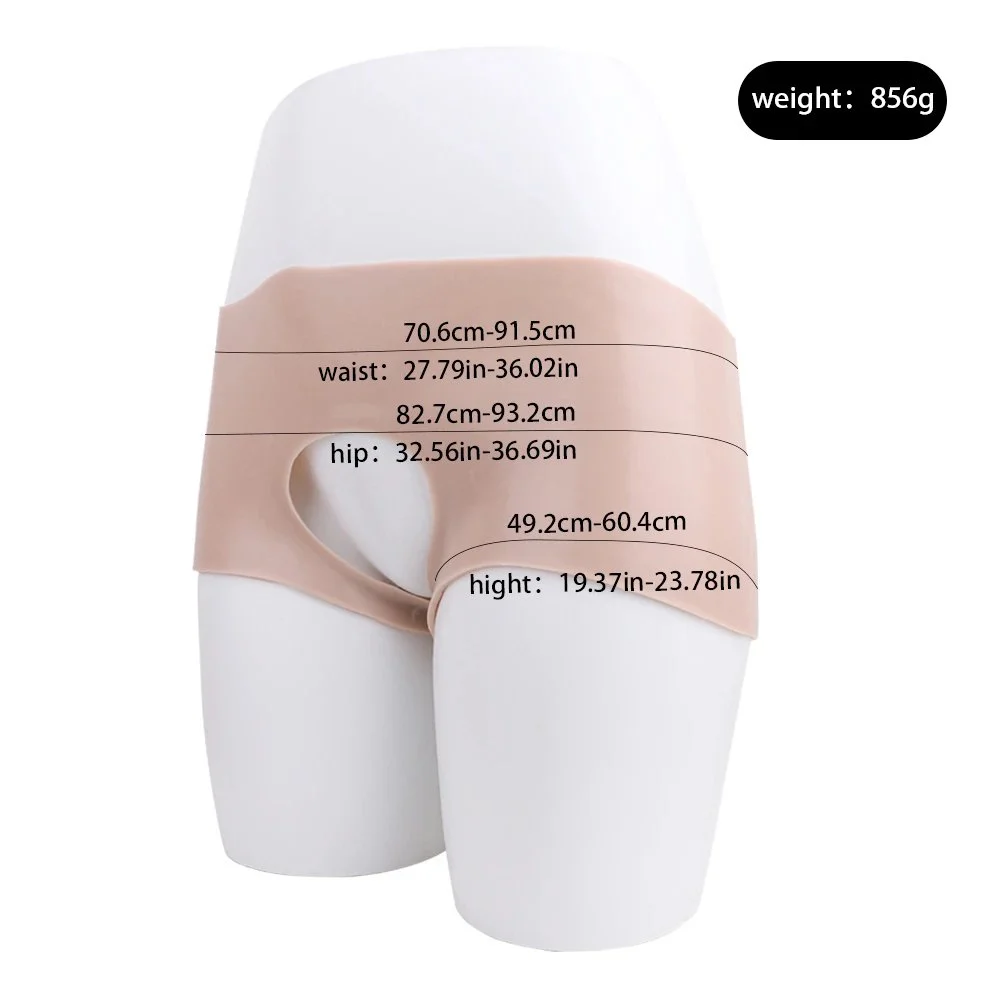 New Silicone Panties Buttock Hips Silicone Panty Hip Enhancer Crossdresser Butt Pants for Transgender