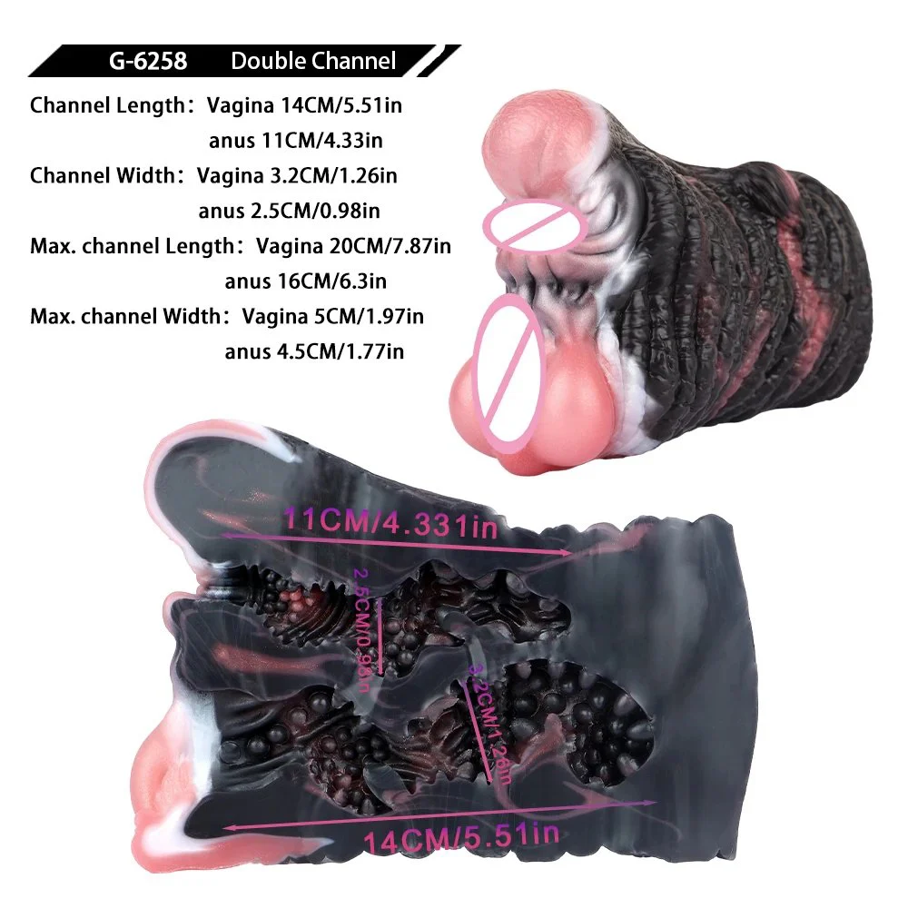 Animal-like Dreamweaver-Elephantra Design Masturbator with Double Channel Realistic Artificial Vagina Masturbator for Men